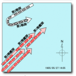 204px-Battle_of_Tsushima_(Chart_1-3)_J